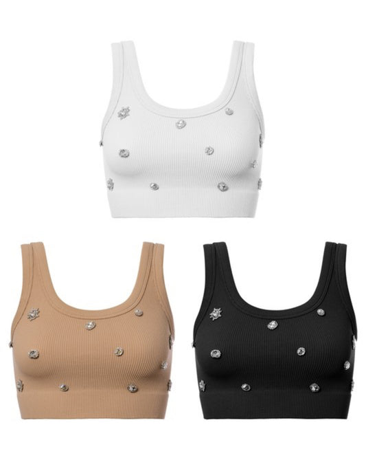 Diamond Studded Top