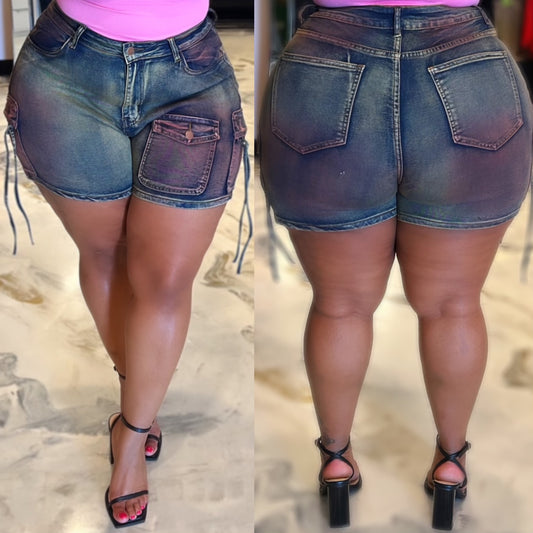 Chanelle Cargo Shorts Plus
