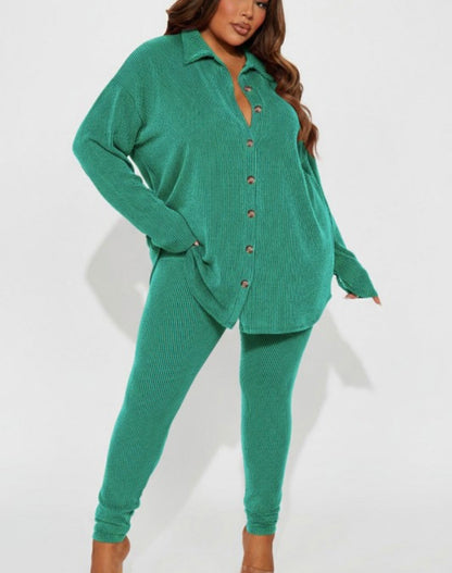 Journee Button-Up Long Sleeve