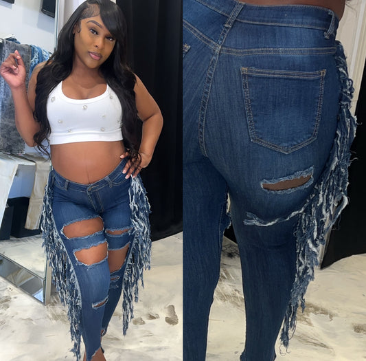 Tylisha Frayed Jeans