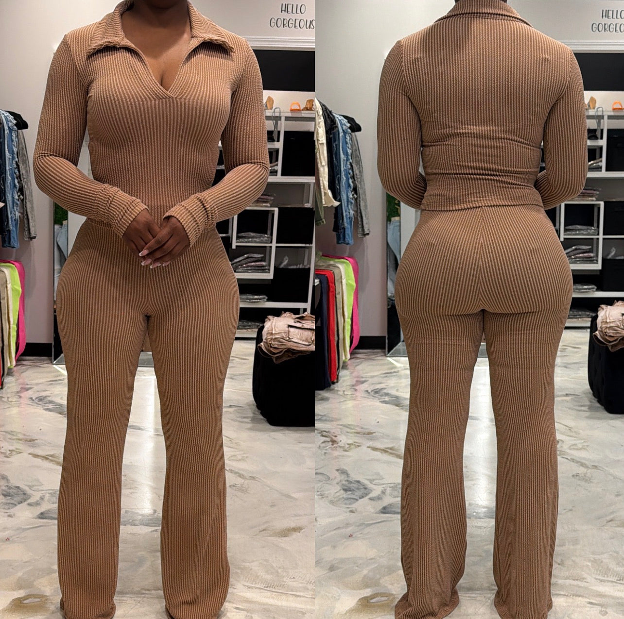 Journee V-Neck Long Sleeve