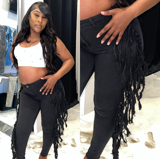 Traci frayed jeans