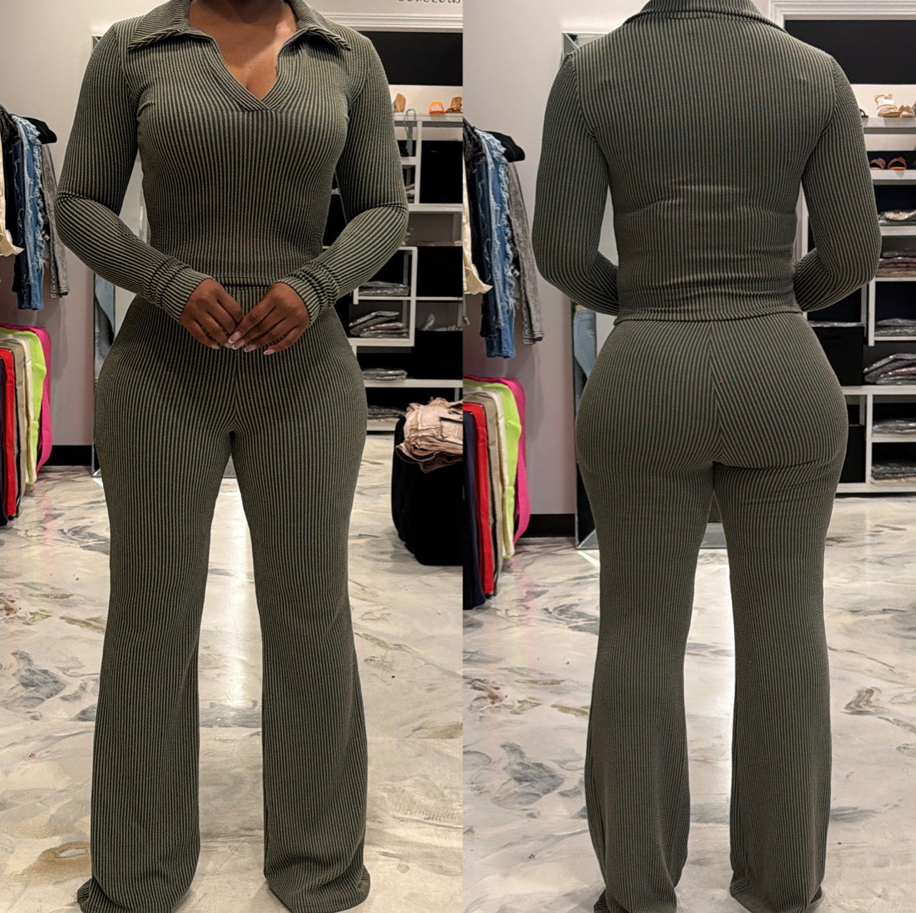 Journee V-Neck Long Sleeve