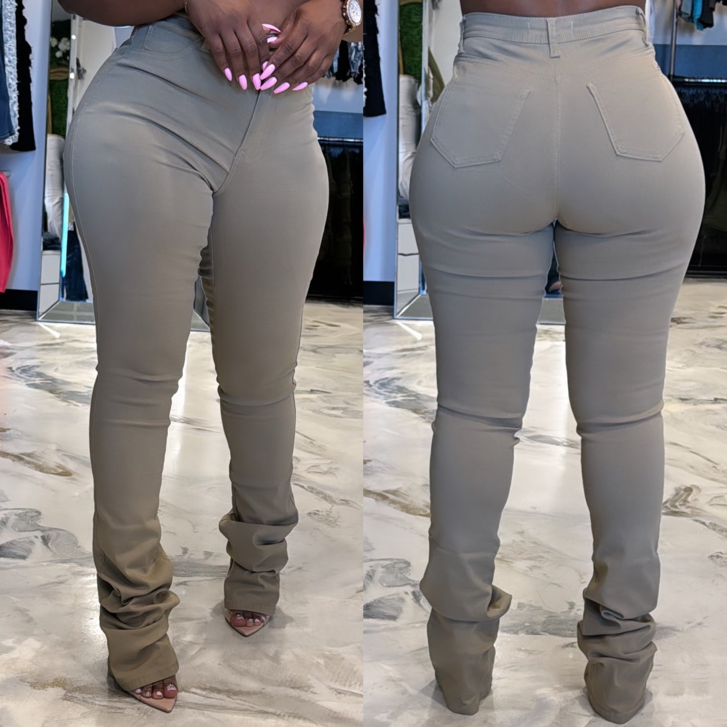 Morning Tea (Stacked) Pants