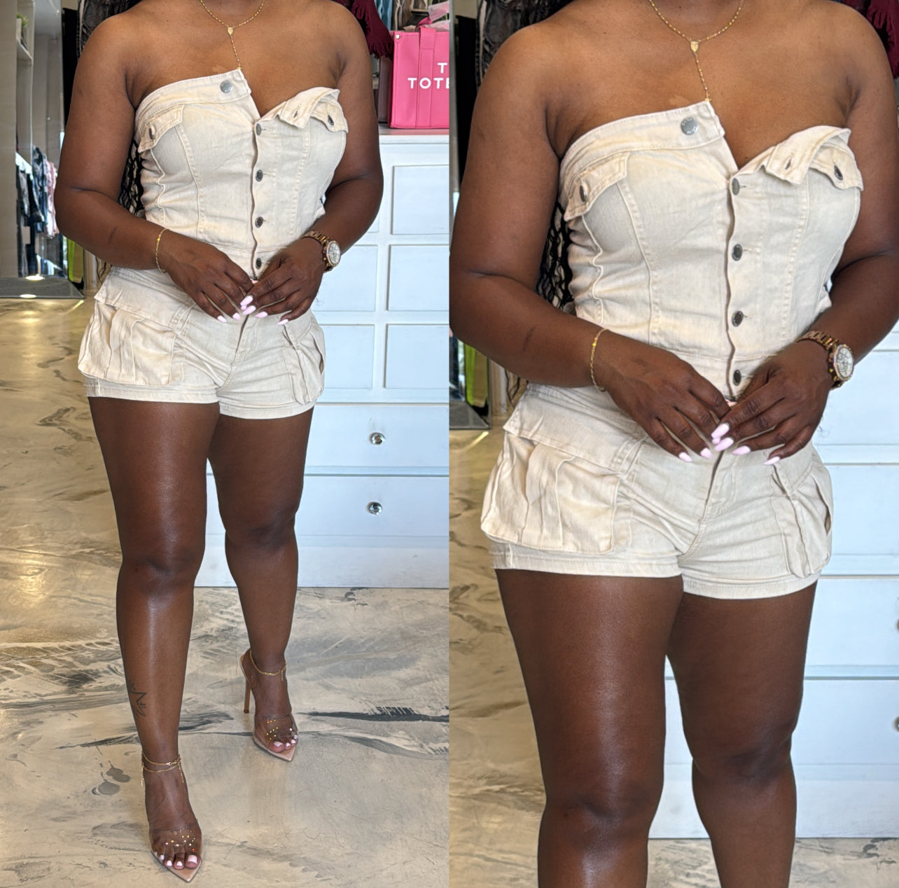 McKenzie cargo romper