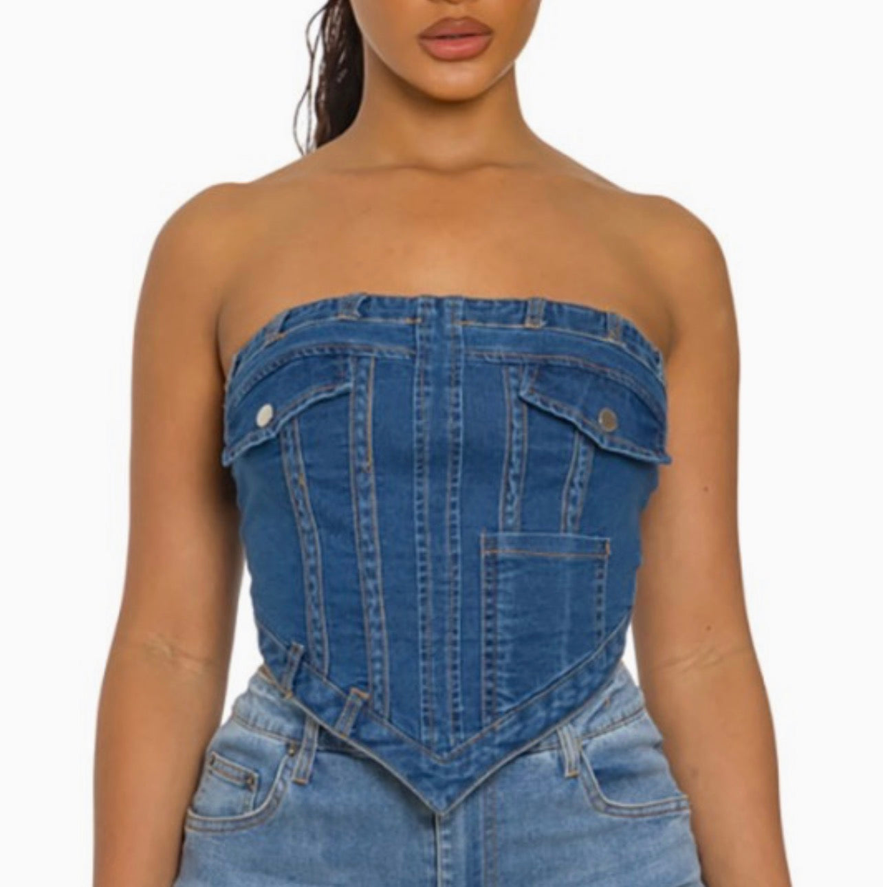 Denim Corsets