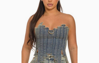 Denim Corsets